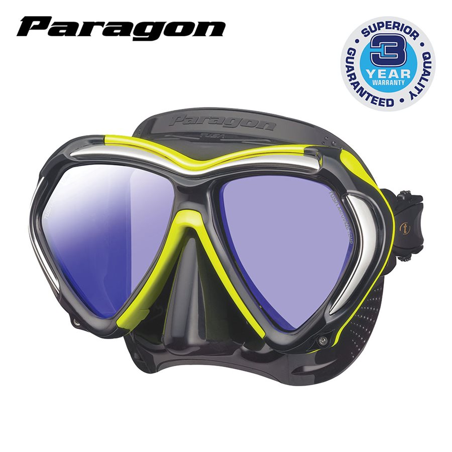 Tusa Paragon dive store mask red brand new retail $220